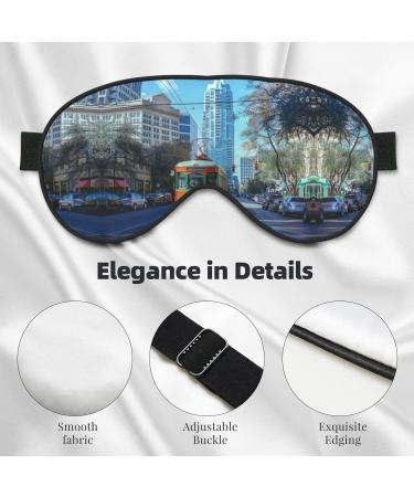 Austin Texas Ultra-Soft Light-Blocking Eye Mask | Optimal Comfort for Restful Sleep International Shipping Available - Buy Online on GoSupps.com