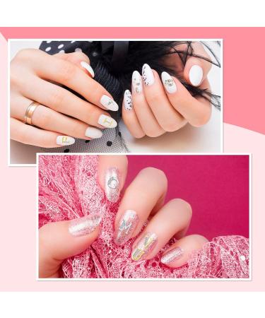 Maitys 104-Piece Nail Studs Set - 3D Capital Letter Charms & Rhinestone Decals for DIY Nail Art - Gold & Silver Decoration for Women - Buy Online on GoSupps.com