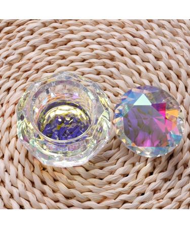 Nail Art Dappen Dish | Crystal Glass Bowl for Acrylic Liquid | Portable Nail Design Tool for Home & Salon - Buy Online on GoSupps.com
