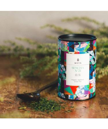Moya Organic Sencha Green Tea #21 | 60g | Japanese Tea | Vegan & Vegetarian Friendly | Perfect for a Gift - Buy Online on GoSupps.com
