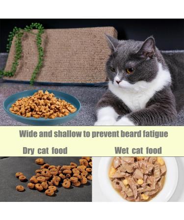 6 PCS Cat Bowls Cat Plate Cat Food Bowl Cat Food Dish Shallow Pet Bowls Kitten Food Bowl Cat Food Plate for Cats Fatigue Free Cat Feeding Bowls for Kittens and Small Animals Flat Cat Bowl - Buy Online on GoSupps.com