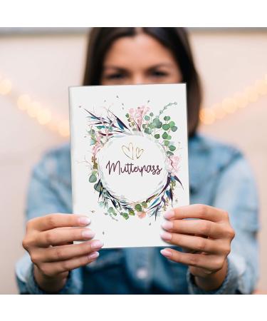 Cozy Raccoon 3-Part Mother s Passport | High-Quality Shell for German Mother Pass | Flower Party Design | Perfect Gift for New Moms in Germany - Buy Online on GoSupps.com