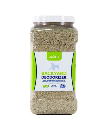 Zeofill Backyard Deodorizer - 8 lbs.  Eliminates Pet Urine Odors on Potty Patches, Artificial Turf, Grass Lawns, Patios, Gravel, Concrete & Playgrounds  Odor Eliminator & Deodorizer