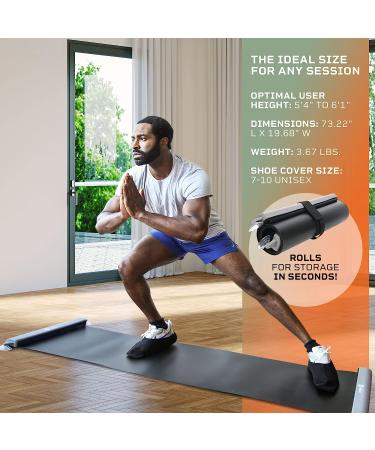 LifePro Exercise Slide Board - Extra-Slick Mat for Endurance & Strength Building - Buy Online on GoSupps.com