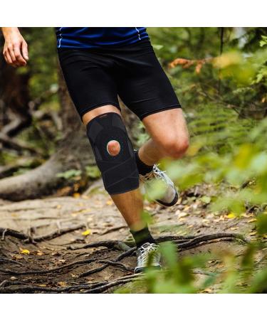 Thx4COPPER Hinged Knee Brace - Adjustable Open Patella Support for ACL Tears & Arthritis - Compression Strap for Pain Relief - Size S (1 Pack) - Buy Online on GoSupps.com