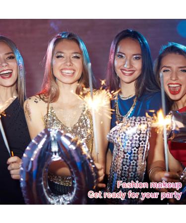 36 PCS Ultra Fine Rainbow Glitter Set - Craft Glitter Powder for Slime Nails Resin Body Hair & Face - 12 Vibrant Colors in Bulk - Buy Online on GoSupps.com