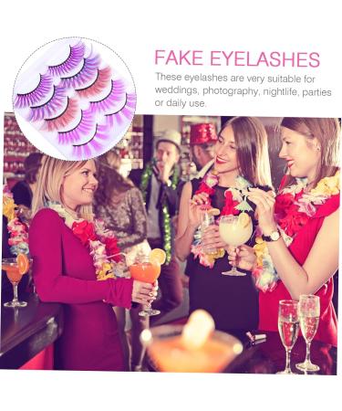 POPETPOP 3d Eyelashes Makeup Eyelashes Women False Eyelashes Artificial Eyelashes Lashes Lashes For Night Out - Buy Online on GoSupps.com