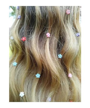 Horlon Small Flower Hair Clips Set - 24 Pcs Sparkling Crystal Stone Hair Claw Clips for Girls & Women - 6 Colors - Thin & Thick Hair Accessories - Cute Mini Styling Hair Clips - Buy Online on GoSupps.com
