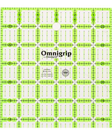 Omnigrid Non-Slip Quilter's Ruler 6x24 - Neon Green - Buy Online on GoSupps.com