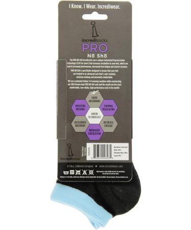 Incrediwear Pro No-Show Small Socks - Comfortable Blue Socks for Men & Women | International Shipping Available - Buy Online on GoSupps.com
