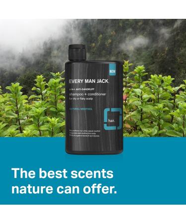 Every Man Jack 2-in-1 Anti-Dandruff Shampoo + Conditioner - Eucalyptus Twin Pack 27oz - Buy Online on GoSupps.com