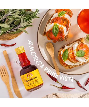  Tutto Calabria TuttoCalabria extra virgin olive oil with 'Nduja 190 ml Spicy and smoky dressing artisanally infused Intense flavour Ideal for meat pasta pizza and gourmet marinades - Buy Online on GoSupps.com