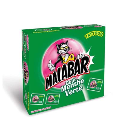 Malabar Bonbons Menthe Verte 1340g Boite de 200 Pi ces Menthe Verte 200 unit (Lot de 1)