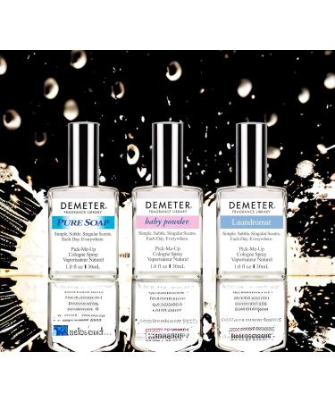 DEMETER Fresh And Clean Collection Set of 3 Unique Perfumes For Women Baby Powder Pure Soap Laundromat 1 Oz Each - Buy Online on GoSupps.com