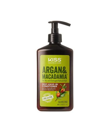 KISS Color & Care Argan & Macadamia For Dry and Damaged Natural Hair (Leave-In Conditioner)