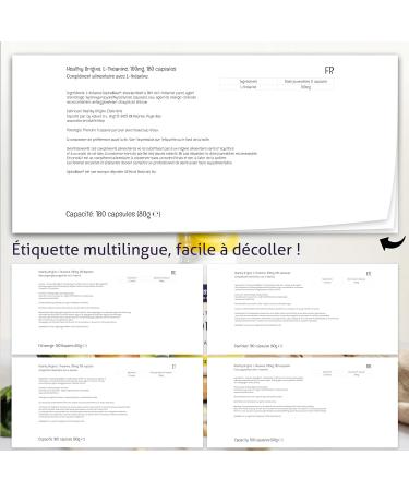 Healthy Origins L-Theanine 100mg 180 Vegan Vegetarian Soy Free Gluten Free Non-GMO - Buy Online on GoSupps.com