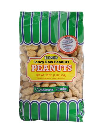 Hines Nuts Company | PEANUTS RAW IN SHELL Bag 16oz (Great for making your own boiled peanuts) Ideal to feed Outdoor Wildlife