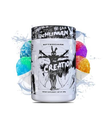 AfterDark Supplements Creation Creatine Monohydrate Powder 10000mg Creatine Matrix Blend Promotes Power Endurance & Muscle Growth GMP Certified USA Made 21 Servings Snow Cone