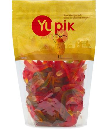 Yupik Candy Gummy Bears 12 Fruit Flavors 1 Kilogram & Candy Gummy Worms 1Kg - Buy Online on GoSupps.com