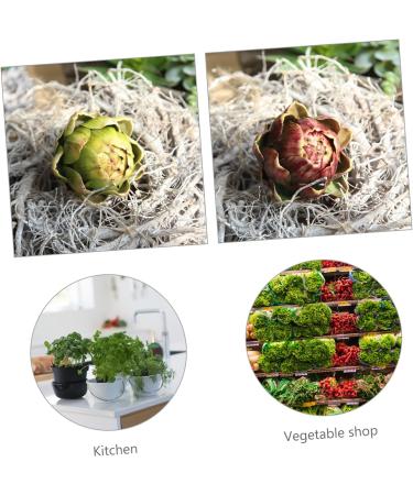 HOMSFOU 6 Pcs Artichoke Artificial Flower Abandon All Artichokes Home Decoration Faux Artichokes Plants Decor Faux Plants Artificial Artichoke Model Fake Vegetables Fake Fruit Silk Flower - Buy Online on GoSupps.com