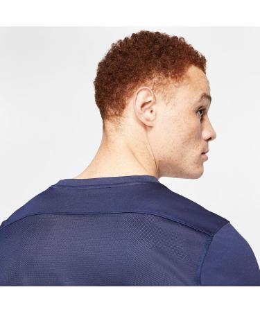 Buy NIKE Men's Dry Park VII JSY SS T-Shirt - Stylish Blue & White Solid Color - International Shipping Available - Buy Online on GoSupps.com