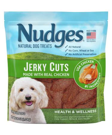 Nudges Natural Dog Treats Jerky Cuts Made with Real Chicken