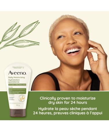 Aveeno Daily Moisturizing Face Cream - Daily Moisturizer Face & Neck Lotion - Fragrance Free 141 grams - Buy Online on GoSupps.com