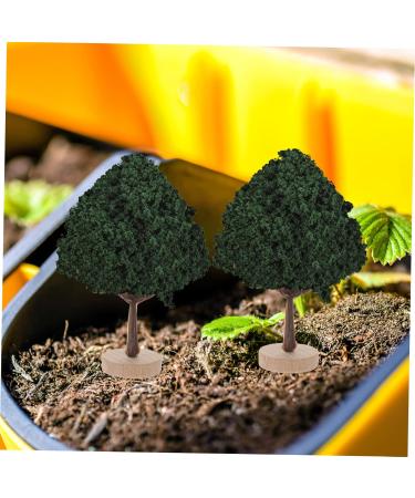 HOMSFOU 1 Sponge Landscaping Tree Powder Plant Diorama Grass Realistic Moss Powder Dense Botanical Powder Dark Green 11.7X6.5cm - Buy Online on GoSupps.com