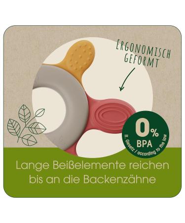 Nip Baby Bei ring - Multi-Colored Cooling Teether Toy BPA-Free & Sustainable | Promotes Play & Touch | Ideal for 3+ Months - Buy Online on GoSupps.com