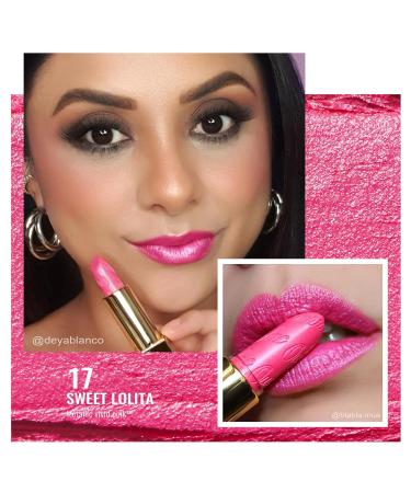 Oulac Lipstick - Metallic Gloss Finish Long-Lasting & Moisturizing Vegan Waterproof - Sweet Lolita Pink (4.3g) - Buy Online on GoSupps.com