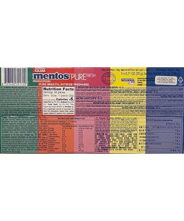  MENTOS Mentos 2 Pack 5 Mini Bottles Each 20g Bottle 2 Pack of 200g Total - Buy Online on GoSupps.com