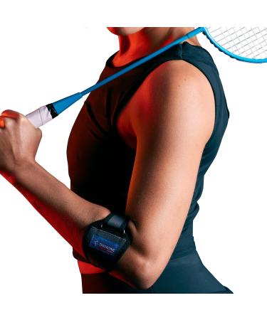Thuasne Sport Anti-Epicondylitis Bracelet - Tennis & Golfer's Arm Support - Adjustable Silicone Compression - CE Medical Device - Black Size 2 - Buy Online on GoSupps.com