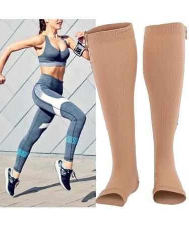 Zipper Compression Socks | Anggrek 1 Elastic Sports Socks with Anti-Slip Foot Protection (L/XL) - International Shipping Available - Buy Online on GoSupps.com