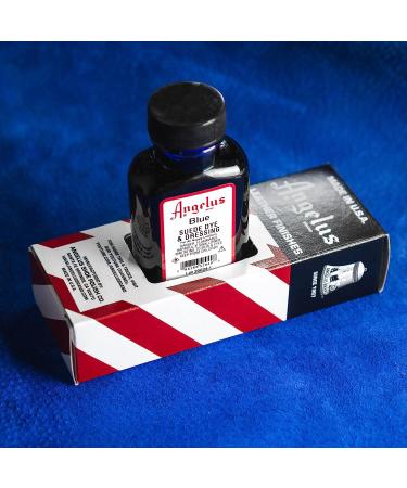 Angelus Black Suede Leather Dye 3oz for Shoes, Boots, Bags, Crafts, Furniture - Nubuck & More - Buy Online on GoSupps.com