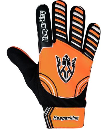 Keeperking Claw 2.0 Goalkeeper Gloves for Kids | Sustainable Junior Football Gloves for Boys & Girls | Sizes 3-7 | Great Stop Performance - Buy Online on GoSupps.com