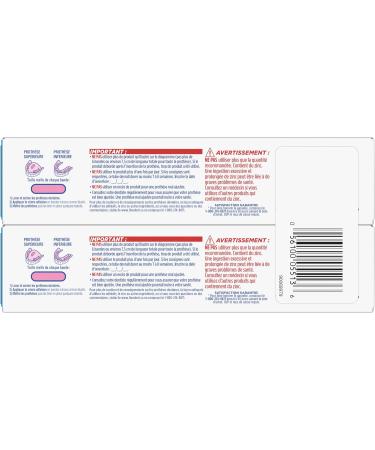 Fixodent Original Secure Denture Adhesive 136 g Total (2 Count of 68 g Each) Pack of 2 - Buy Online on GoSupps.com
