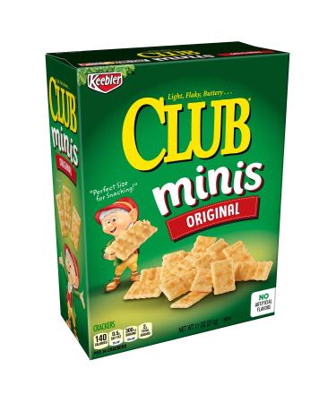 Keebler Club Crackers, Minis, Original, 11 oz Box - SET OF 2