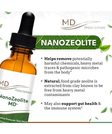 NanoZeolite MD - Soluble Zeolite Detox Drops - 60 Servings Dietary Supplement - Fast Shipping Worldwide - Buy Online on GoSupps.com