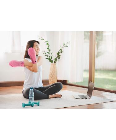 Doctor Approved Microwavable Therapy Hand Warmer Gloves for Arthritis Pain Relief - Lavender Pink Heated Gloves with Doctor Written Handbook, 1 Pair - Buy Online on GoSupps.com