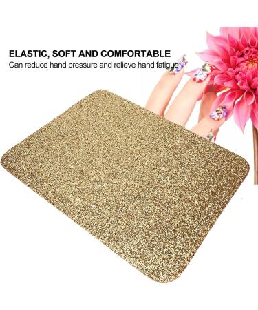 Hand Cushion Soft Nail Cushion Reliable Quality for Home Manicure Store Salon Shop Beauty Salon(Golden cushion) - Buy Online on GoSupps.com