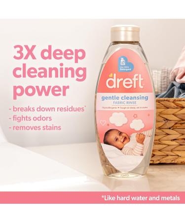 Shop Dreft Baby Gentle Cleansing Fabric Rinse 48 fl oz - Hypoallergenic Dermatologist Tested Odor Remover for Sensitive Skin - International Shipping Available - Buy Online on GoSupps.com