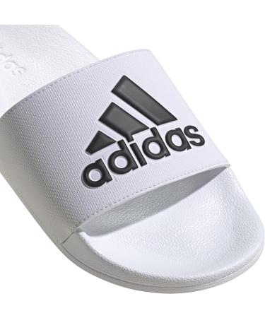 Buy adidas Unisex Adilette Shower Logo Slide Sandal - 42 EU | Ftwr White & Core Black | International Shipping - Buy Online on GoSupps.com