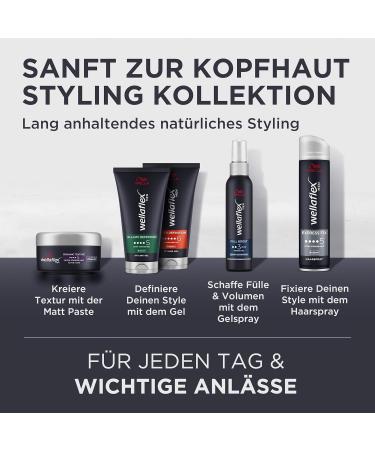 Wellaflex Men Power Definition Gel - Ultimate Vegan Styling Hair Gel | 150ml | Dermatologically Tested & Silicone-Free - Buy Online on GoSupps.com