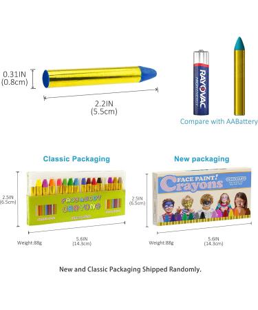 Shop Gibot 16-Color Makeup Pencil Set | Face & Body Painting for Halloween Carnival & Children's Day Parties - Buy Online on GoSupps.com