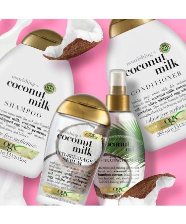 OGX Coconut Milk Sulfate Free Moisturizing Shampoo for Dry Hair 577 ml - Buy Online on GoSupps.com