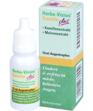 HERBA-VISION Chamomile Plus Eye Drops 15 ml - Soothing Relief for Tired Eyes | Fast International Shipping - Buy Online on GoSupps.com