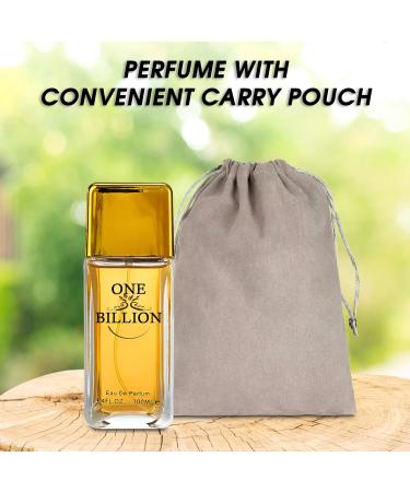 Men's Cologne 1 Billion Eau De Toilette Body Spray Fragrance For Men- Daywear Casual Daily Perfume Set with Suede Pouch- 3.4 Fl Oz Bottle- Ideal EDT Beauty Gift for Birthday Anniversary - Buy Online on GoSupps.com
