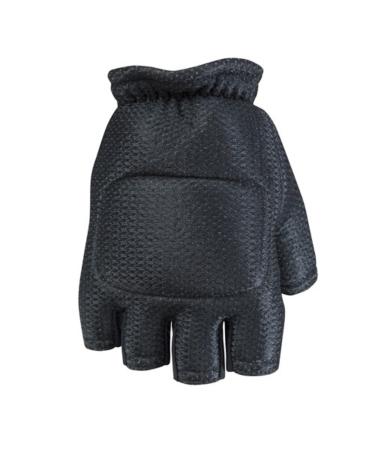 Empire BT Soft Back Fingerless Paintball Gloves - Black - Small-Medium
