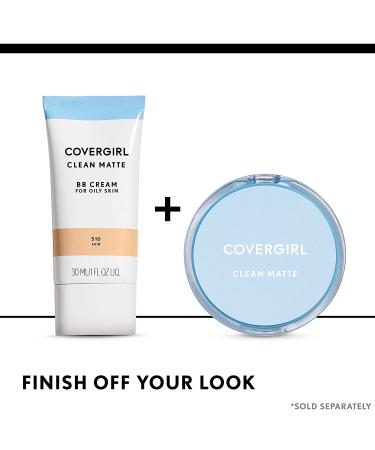 COVERGIRL Clean Matte BB Cream Light 520 - 1 Fl Oz | For Oily Skin | Packaging May Vary - Buy Online on GoSupps.com
