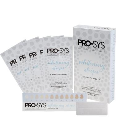 PRO-SYS Whitening Strips Kit - Sensitive Teeth Whitening Stain Remover 28 Strips for Effective Teeth Whitening - Buy Online on GoSupps.com